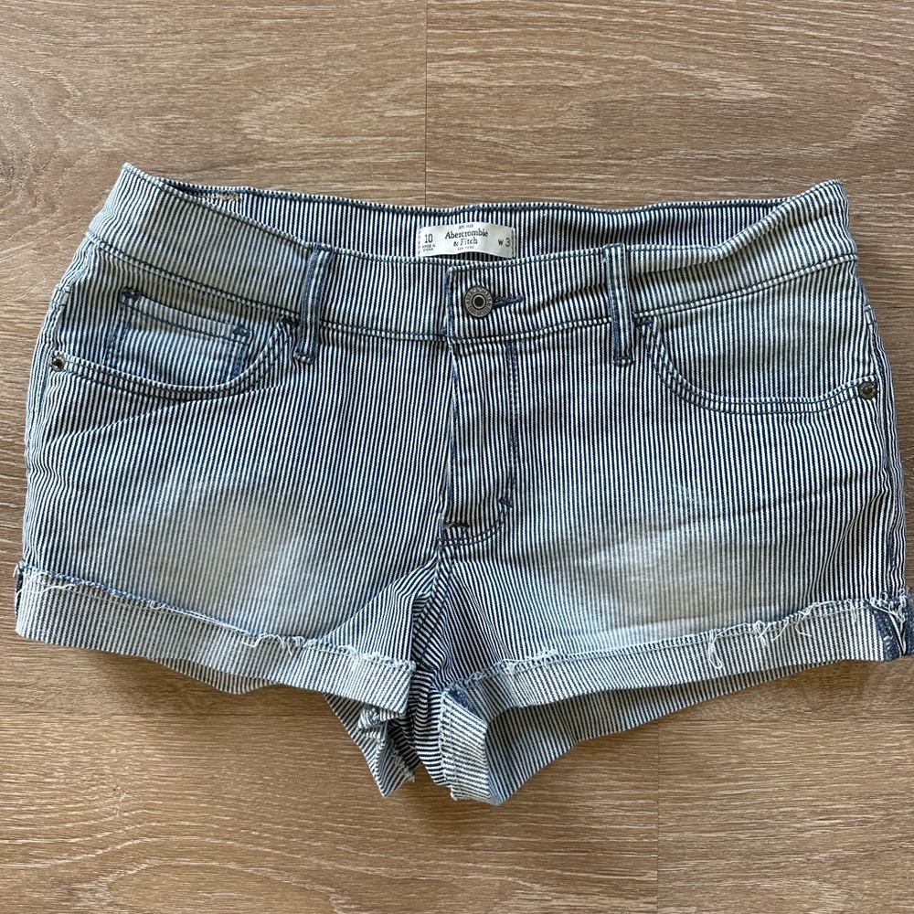 Striped Abercrombie and Fitch Shorts